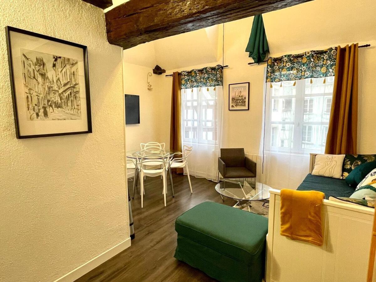 Ferienwohnung Le 1731, Rouen Coeur D'Histoire, Superbe Duplex Exterior foto